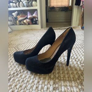 Pour La Victoire Black Classic Heels